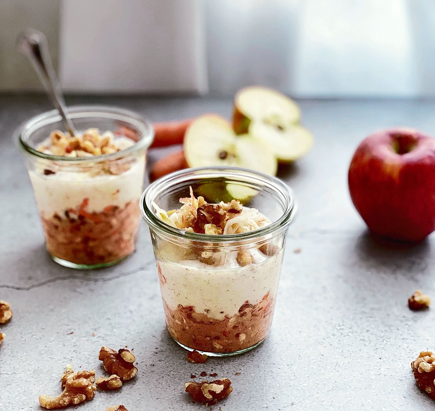 Rezept Frühstück Haferflocken mit Karotten